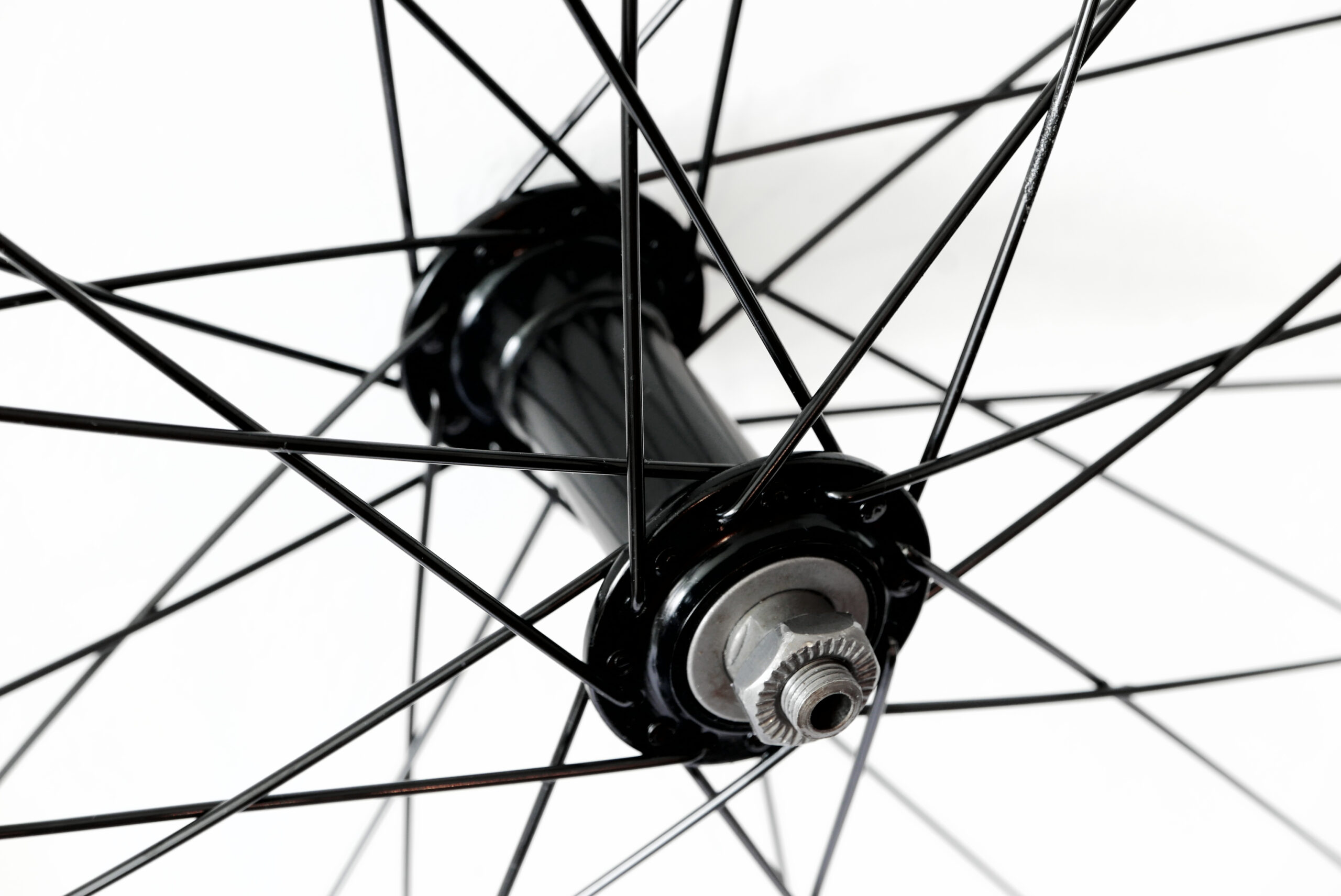 Detail,Of,Front,Bicycle,Wheel,,Hub,And,Spokes